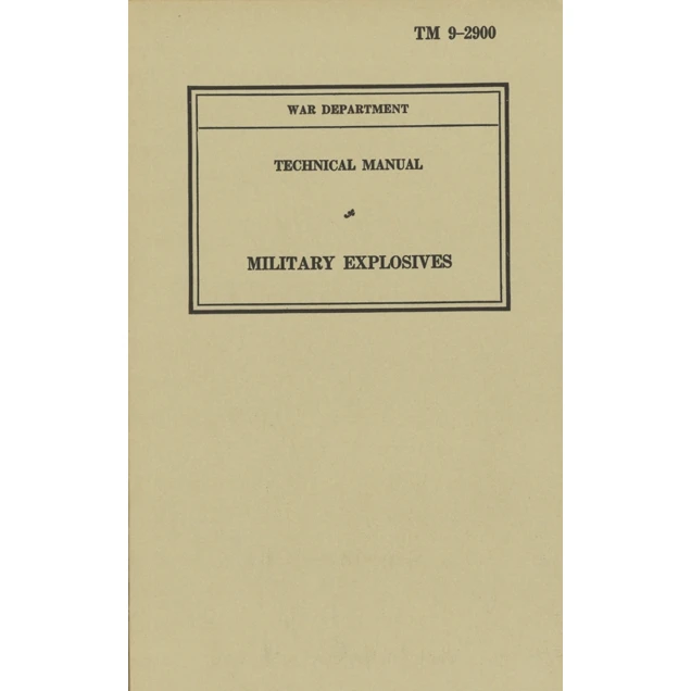 Military Explosives Technical Manual