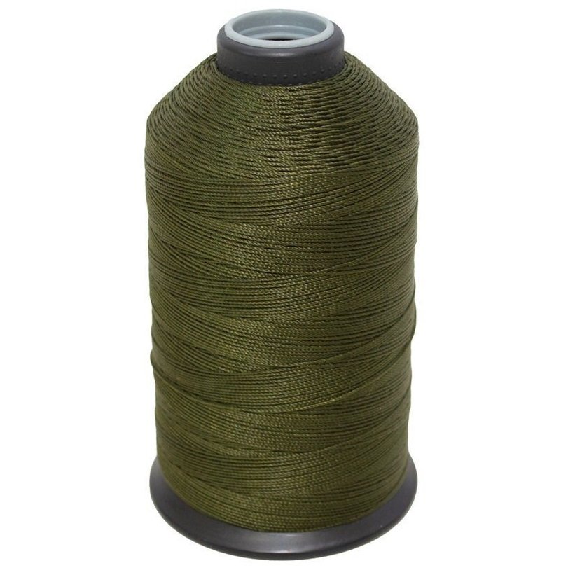 ed Polyester Sewing Thread Heavy Duty for Upholstery Outdoor Equipment  Sewing - Green