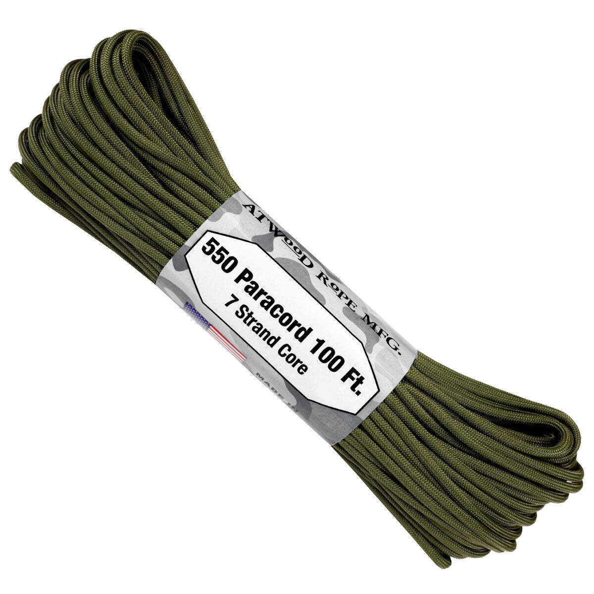 Military 550 Paracord 100' Olive Drab - Devil Dog Depot