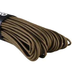 Military Tactical Paracord 275 lb Coyote Tan Close Up