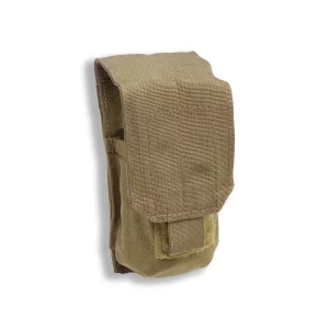 Smoke Grenade Pouch Molle Khaki Front