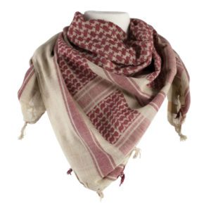 Tan Brown Shemagh Neck