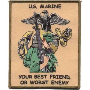 US Marine Best Friend or Worst Enemy Patch