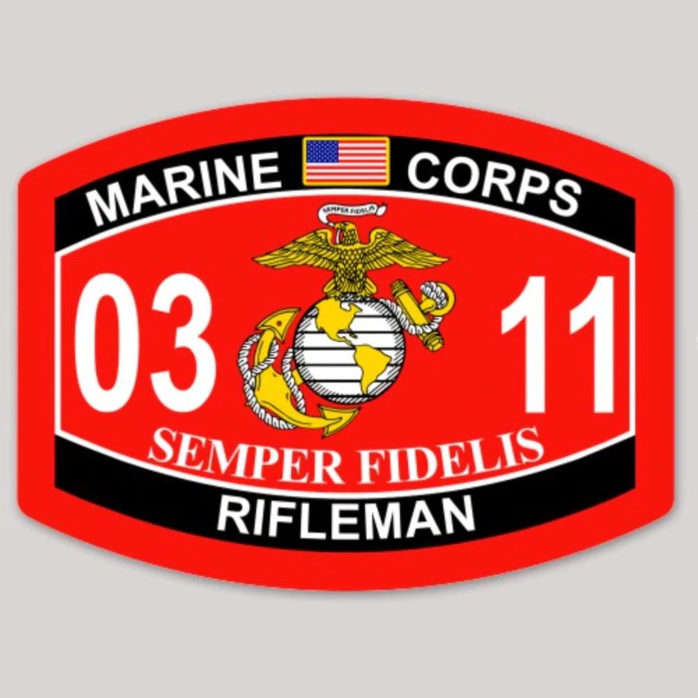 USMC 0311 MOS Decal