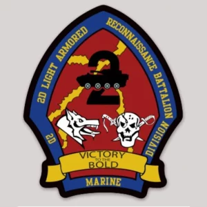USMC 2D LAR Bn Decal
