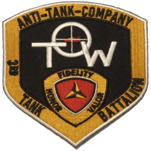 USMC 3rd Marines 3rd Tank Bn Anti-Tank Co Patch