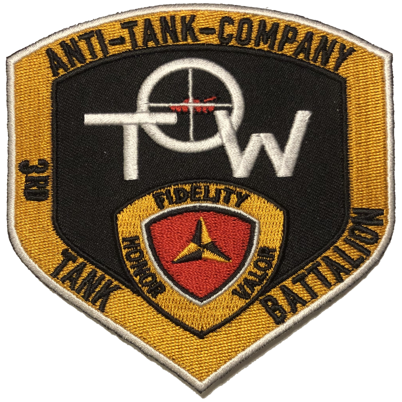 USMC 3rd Marines 3rd Tank Bn Anti-Tank Co Patch