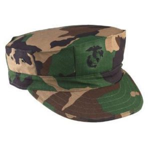 USMC 8 Point Utility Cap Woodland