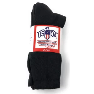 USMC Black Boot Socks (3-Pack)