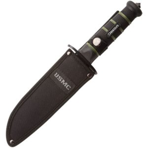 USMC Blackout Combat Fighter Military Style Knife Sheath