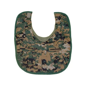 USMC Digital Woodland Camo Recruit Infant Bib