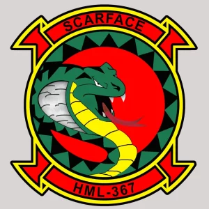USMC HML-367 Scarface Decal