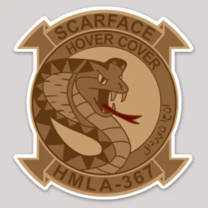 USMC HMLA-367 Hover Cover Squadron Decal