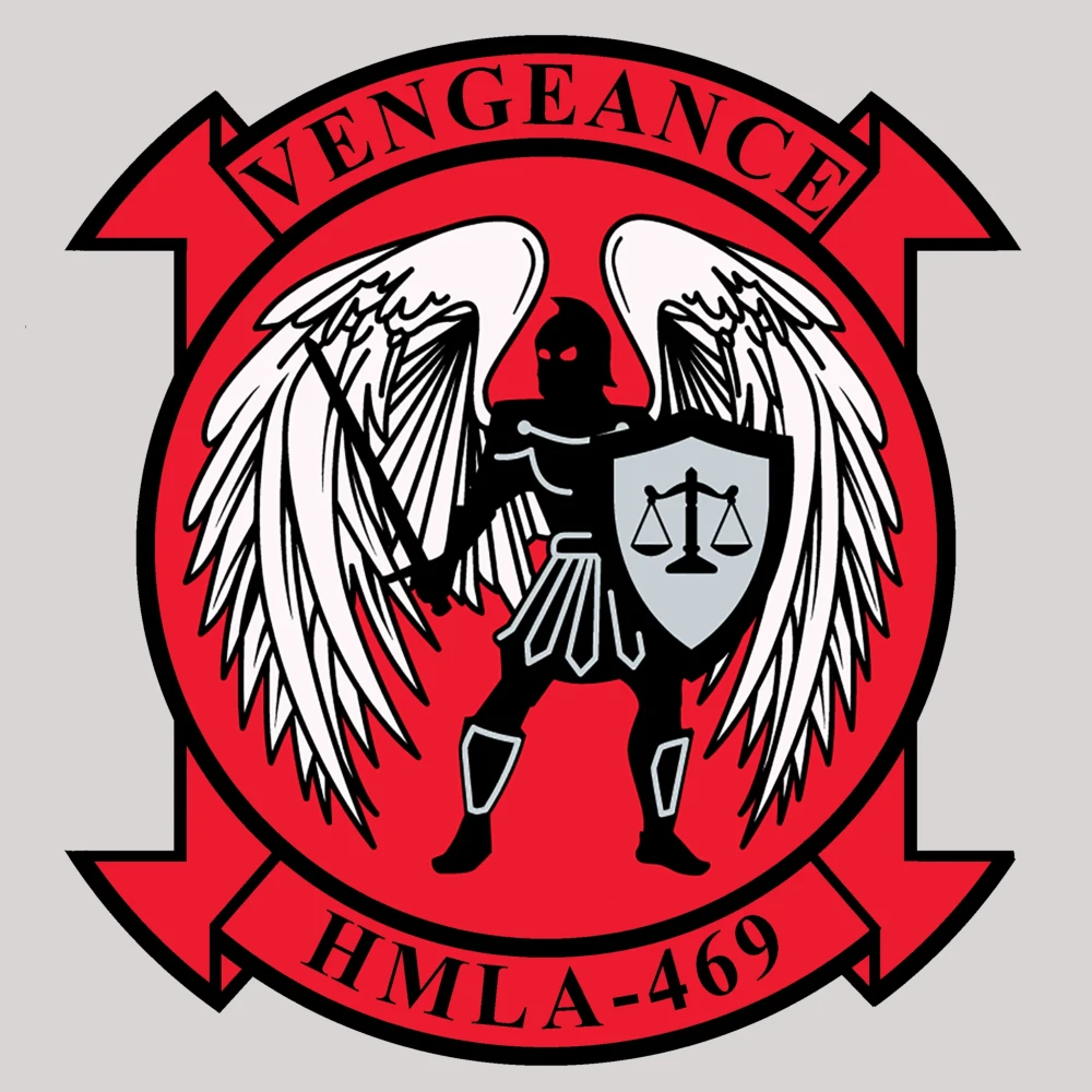 USMC HMLA-469 Vengeance Squadron Decal
