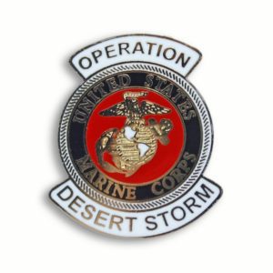 USMC Operation Desert Storm Pin