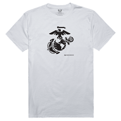 USMC eagle globe anchor ega white shirt