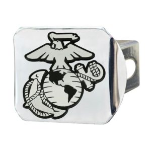 USMC eagle globe and anchor chrome hitch cover