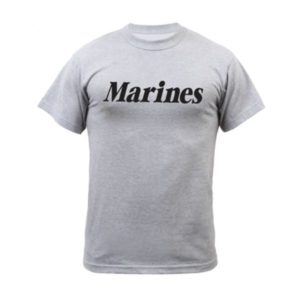 Marines Gray PT Shirt