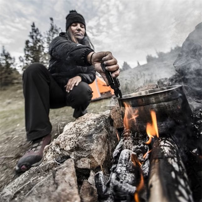 Using Gerber Multi Plier 600 for Camping Cooking