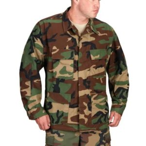 Woodland 4-Pocket BDU Coat