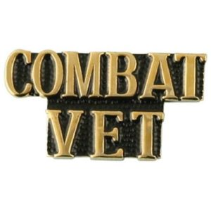 Combat Vet Pin