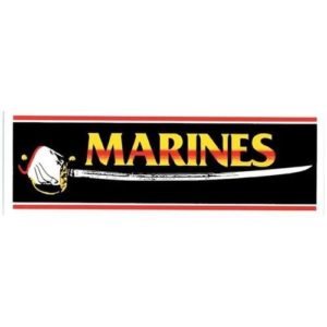 Marines NCO Sword Bumper Sticker