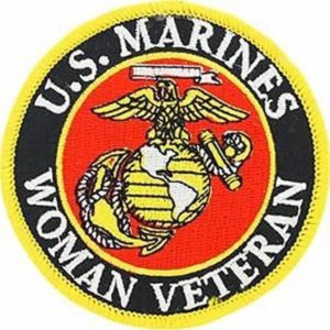 US Marines Woman Veteran Patch