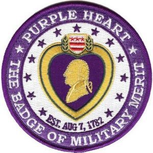 purple heart patch