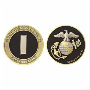 Marine Corps 1st Lieutenant Challenge Coin