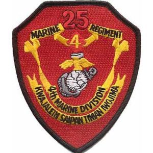 25th Marine Regiment Patch