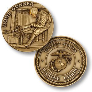 usmc door gunner coin