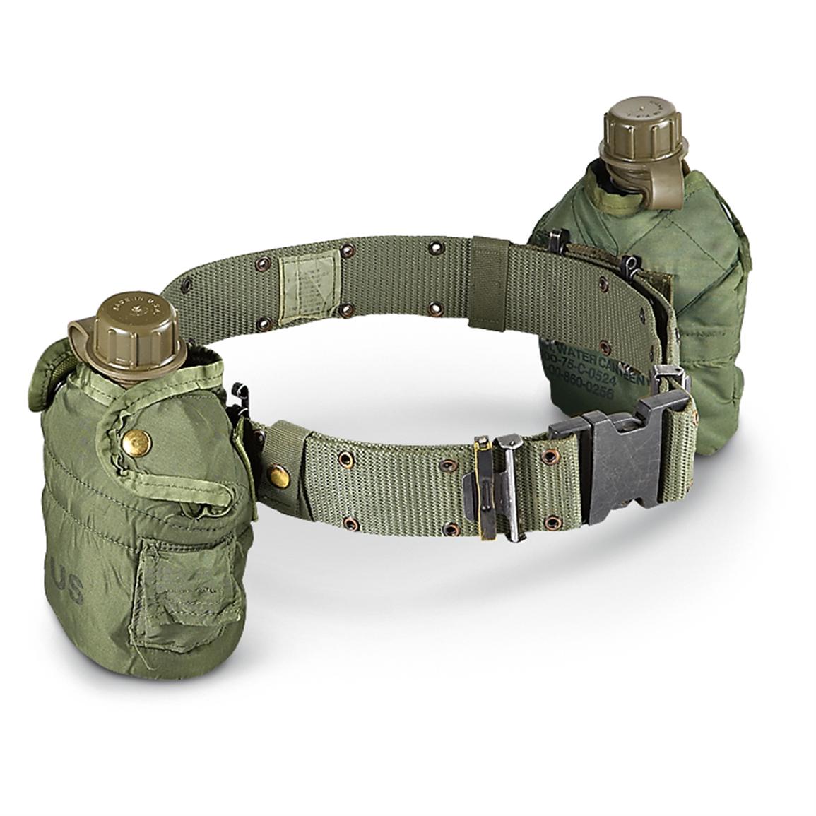  Olive Drab Marine Corp Style Quick Release Pistol Belt