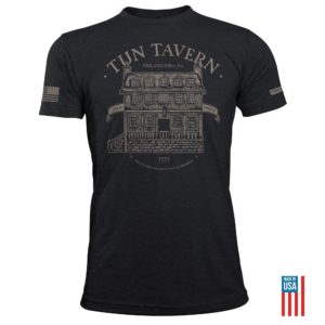 usmc tun tavern black tee shirt