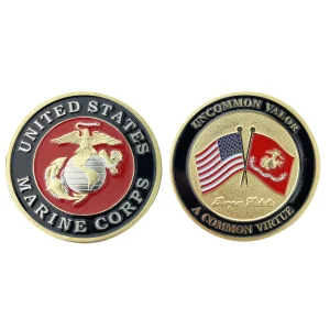 usmc valor challenge coin