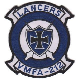 vmfa 212 lancers patch