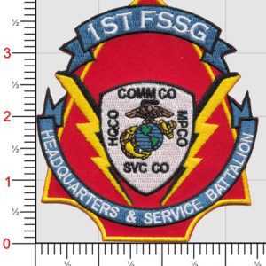 USMC USMC 1st FSSG Field Services Support Group Patch