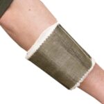 a US military bandage on a forearm