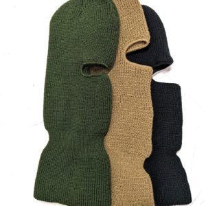 One Hole Ski Mask OD Green Coyote and Black