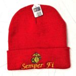 USMC Red Semper Fi Beanie