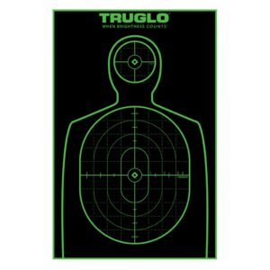 high-visibility military pistol target