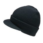 USGI Jeep Cap Black Wool Side
