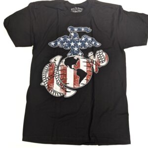 Marine Corps Vintage-Look Patriotic EGA Shirt
