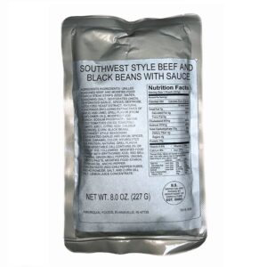 Southwest Style Beef and Black Beans with Sauce