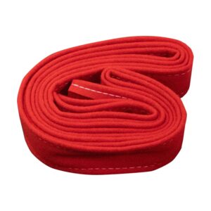 a folded set of Marine Corps blood stripes