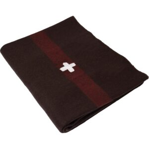 Swiss Military Style Wool Blend Army Blanket