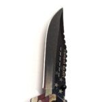 a USA flag pocket knife