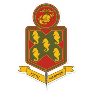 a 5th Marines Regiment sticker