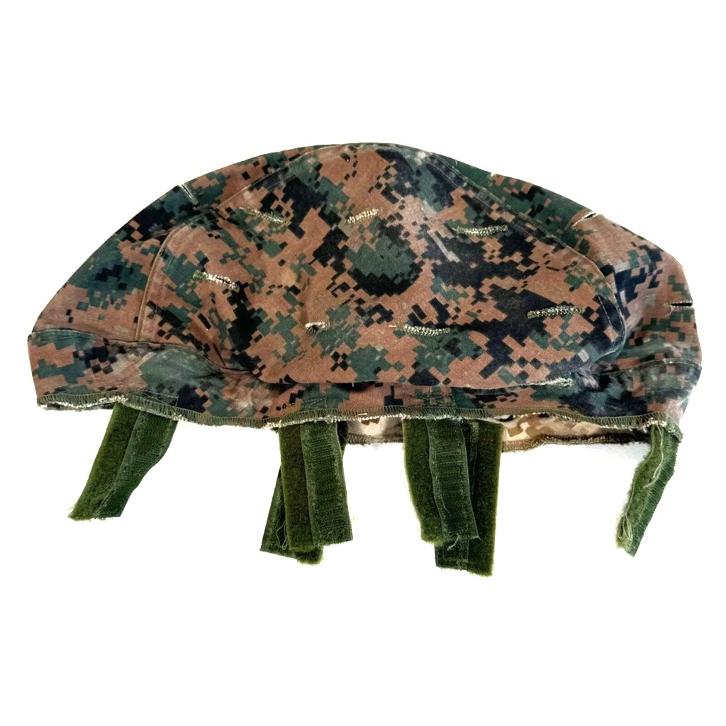 (P-5)USMC.マーパットリバーシブルLWヘルメットカバー米軍実物　レア物 P-5)USMC.マーパットリバーシブルLWヘルメットカバー米軍実物