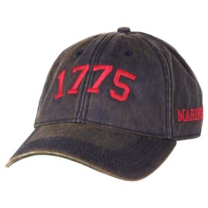 the front of a royal purple and red 1775 Marines baseball hat