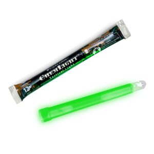 a green 12-hour glow stick